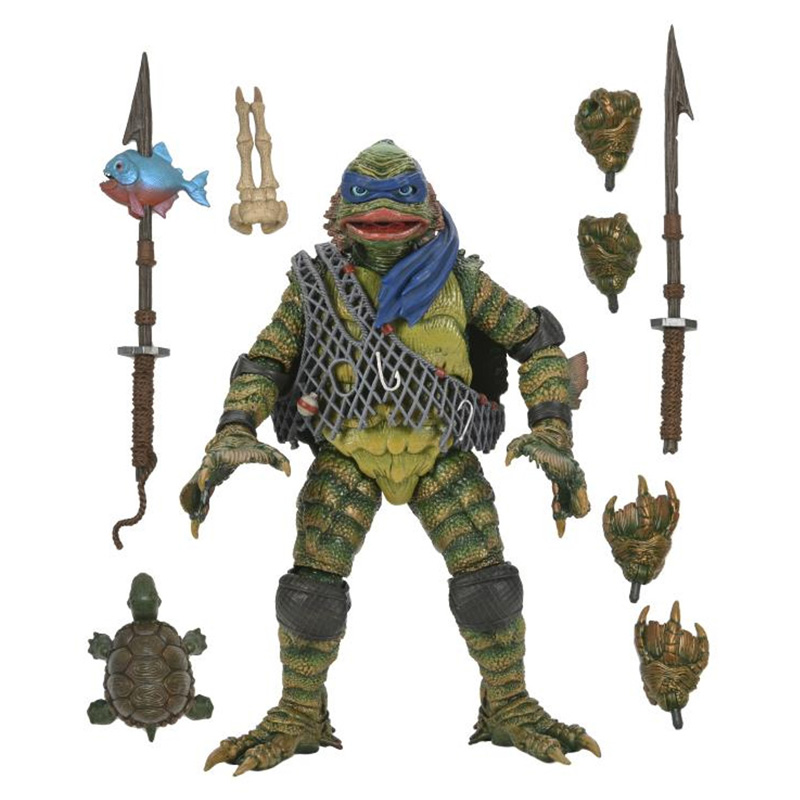 Universal Monsters X Tmnt Leonardo Creature Black Lagoon Figure 18Cm 